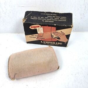 Vintage Rubgum Lampshade Dry Cleaning Puff - Dry Shampoo - w/ Original Box